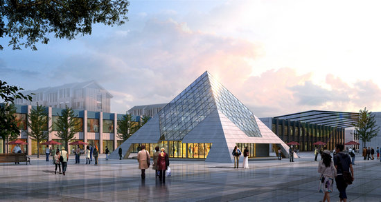 克拉玛依金字塔网架