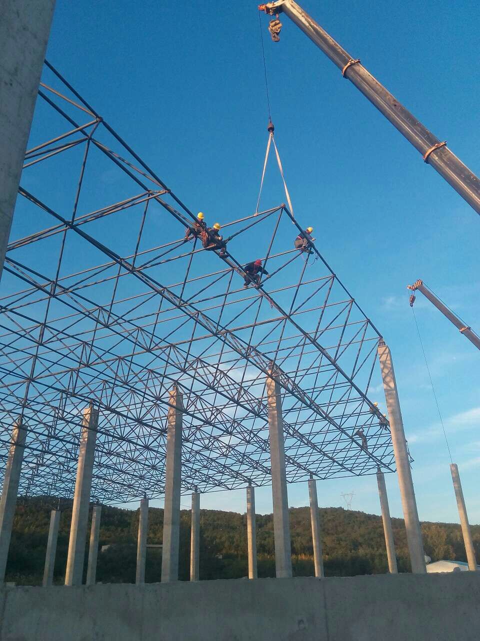 克拉玛依汪清物流园网架